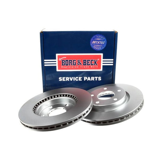 Borg & Beck 2 x Vented Front Brake Discs BBD5195