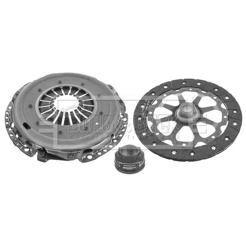 Borg & Beck Clutch Kit Set 3pc 240mm HK2810