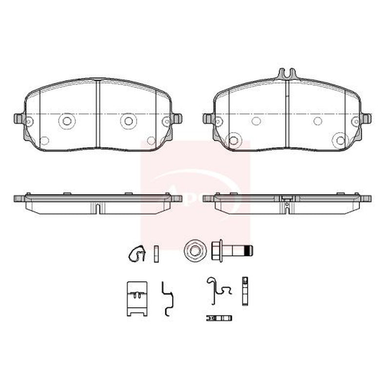 Apec Front Brake Pad Set PAD2633