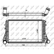 NRF Intercooler (Charge Air Cooler) 30915