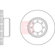 Apec 2 x Vented Rear Brake Discs DSK2535