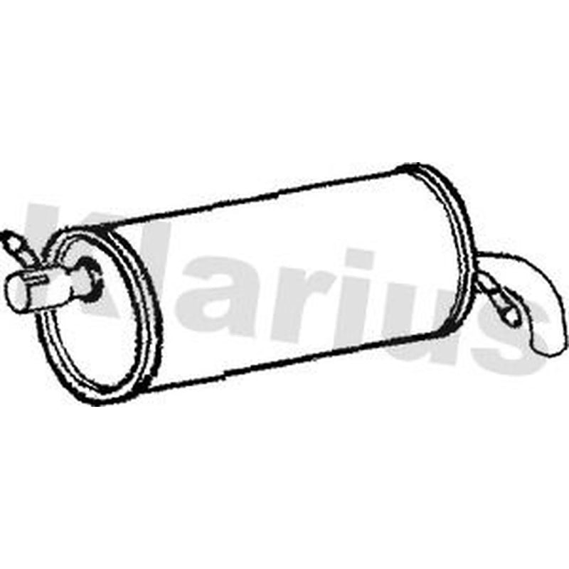 Klarius Box With Tail Pipe Rear FE600C