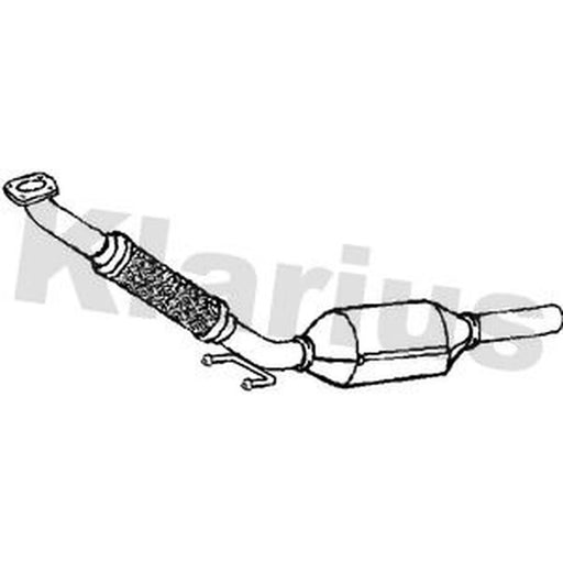 Klarius Catalyst Type Approved With Pipe Front 321753