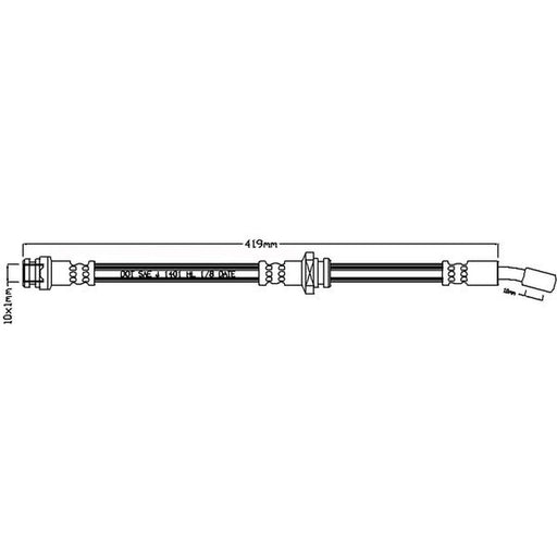 Juratek Brake Hydraulic Hose Line Front JBH1320