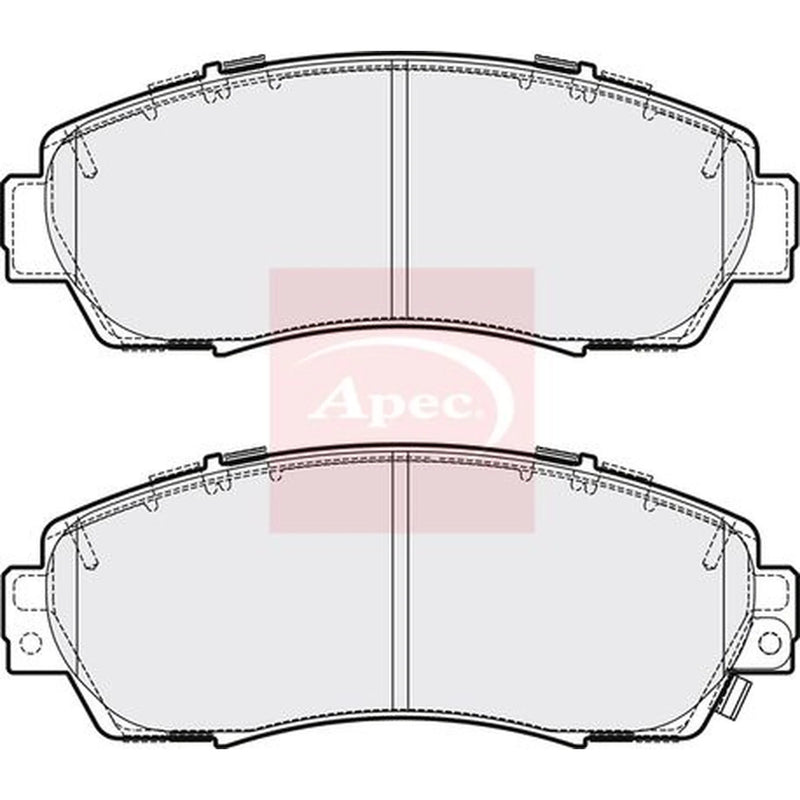 Apec Front Brake Pad Set PAD2124
