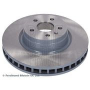 Blue Print 2 x Internally Vented Front Brake Discs ADA104378