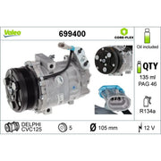 Valeo Air Conditioning Compressor 699400