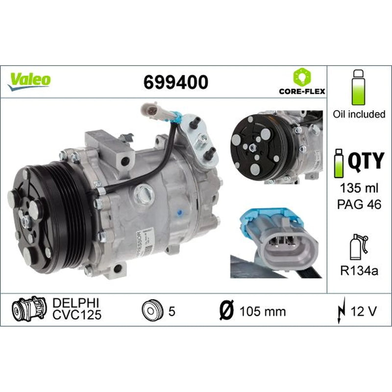Valeo Air Conditioning Compressor 699400