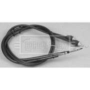 Borg & Beck Handbrake Cable Left Rear BKB2621