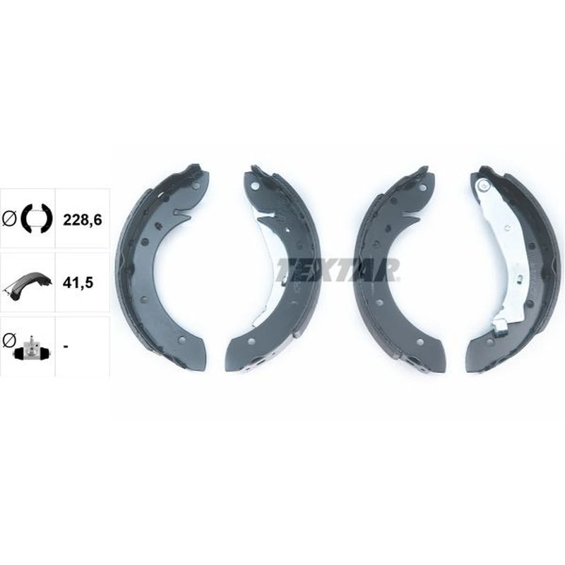 Textar Brake Shoe Set Axle Kit 91053900