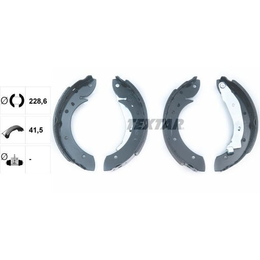 Textar Brake Shoe Set Axle Kit 91053900