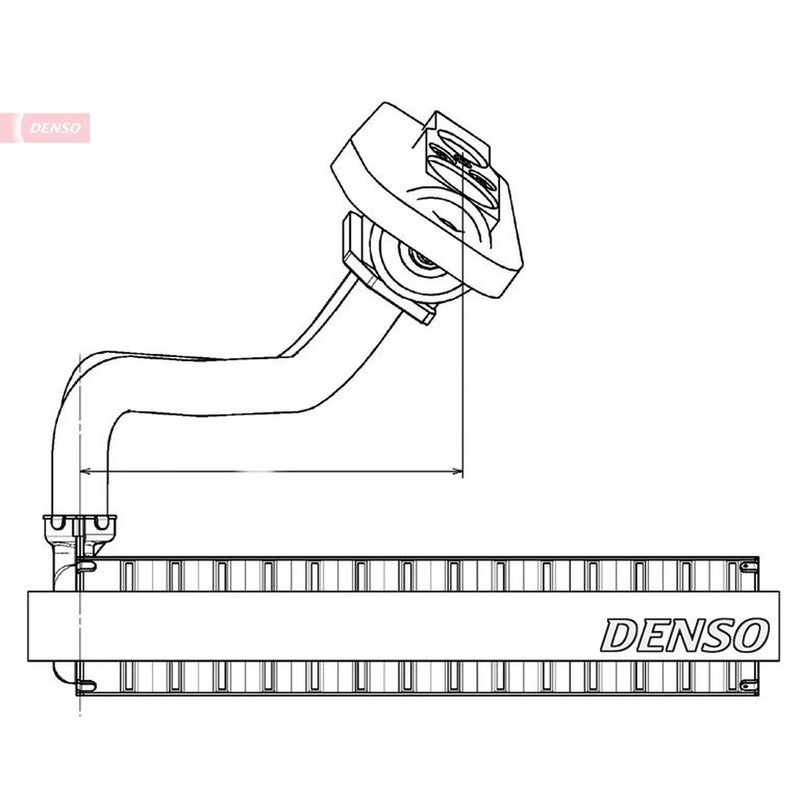 Denso Air Conditioning Evaporator DEV09020
