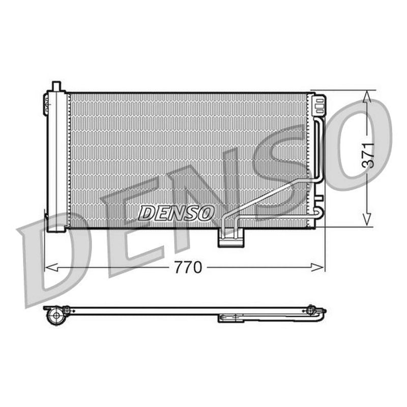 Denso Air Conditioning Condenser DCN17014