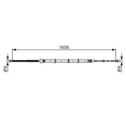 Bosch Handbrake Cable Right Rear 1 987 482 865