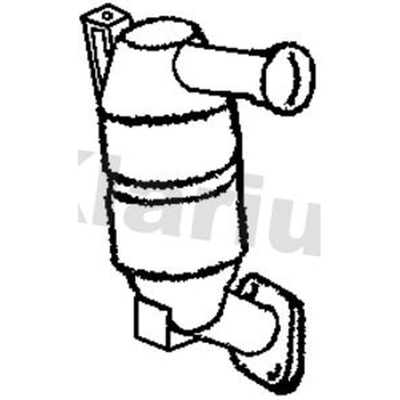 Klarius Catalyst Type Approved With Pipe 322457