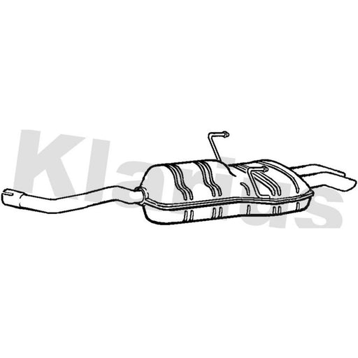 Klarius Box With Tail Pipe Rear RR354A