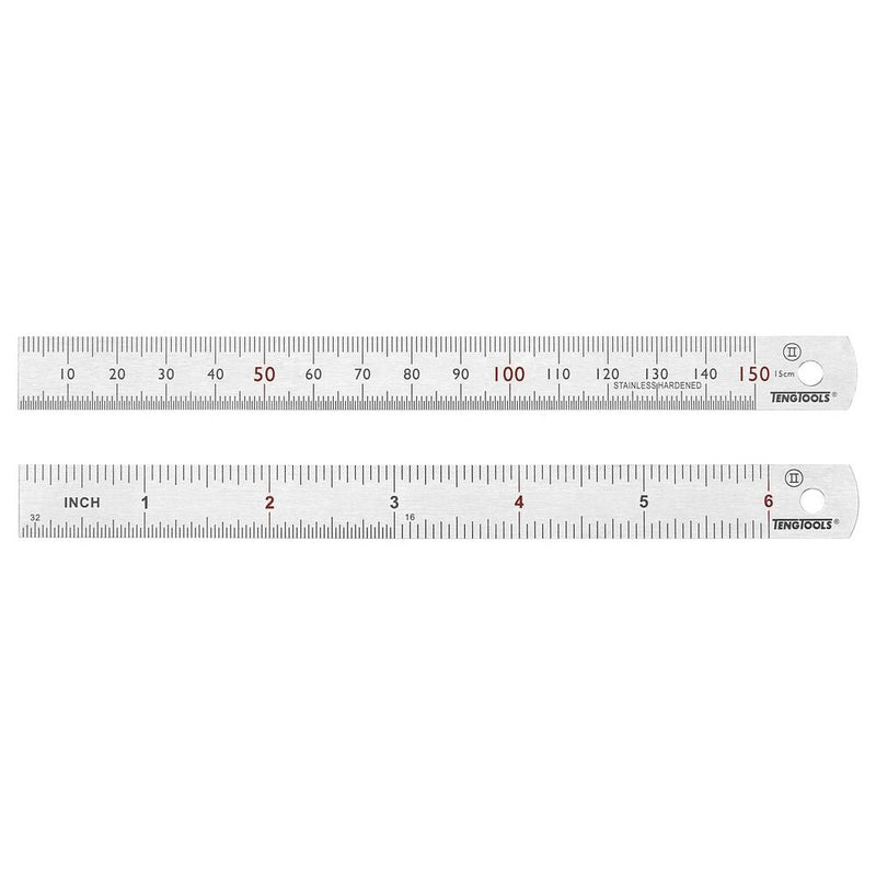 Teng Tools Steel Ruler 200mm Metric/AF