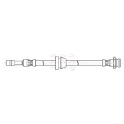 Apec Brake Hydraulic Hose Line Front HOS4484