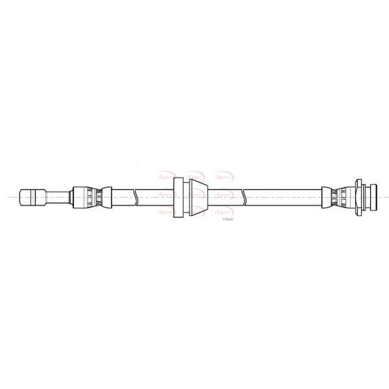 Apec Brake Hydraulic Hose Line Front HOS4484