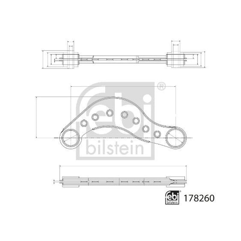 Febi Control/Trailing Arm Rear Right 178260