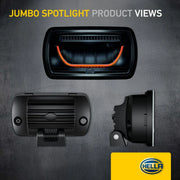 Hella Led-Spotlight - 12/24V - Rectangular - Off-Road Li Right 1FE 016 773-031