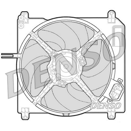 Denso Engine Cooling Fan DER09007