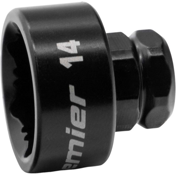 Sealey 1/4"Dr Go-Through Lock-on Low Profile Socket 14mm