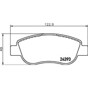 Mintex Front Brake Pad Set MDB2792