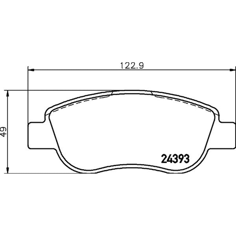 Mintex Front Brake Pad Set MDB2792