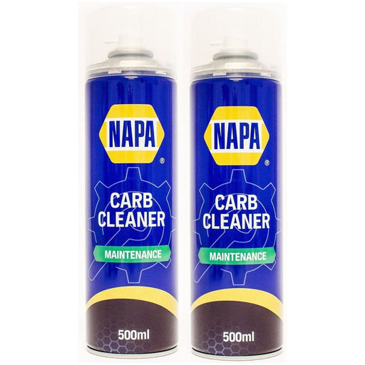 2x NAPA Carb Cleaner Spray Carburettor Intake Spray Cleaner Professional 500Ml Napa  - Town Parts