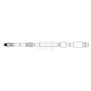 Apec Brake Hydraulic Hose Line Front HOS4450