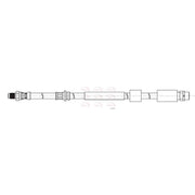 Apec Brake Hydraulic Hose Line Front HOS4450