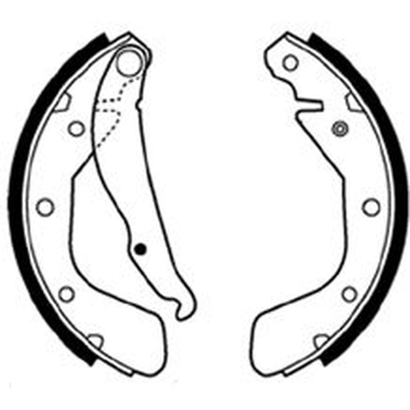 Abtex Brake Shoe Set Axle Kit ABS334