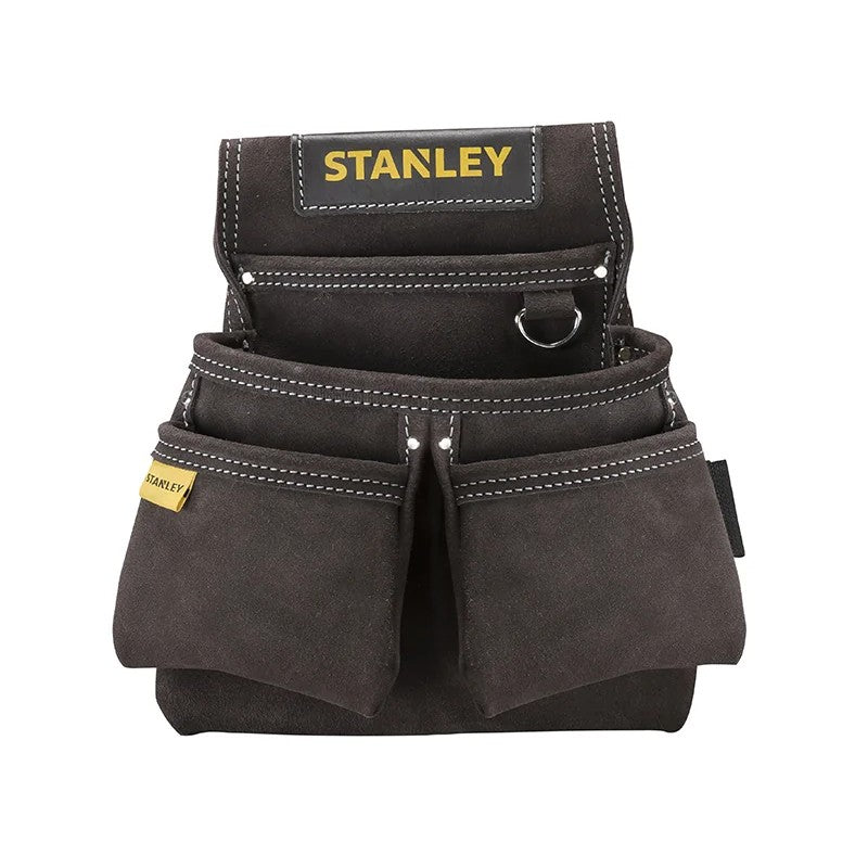 STANLEY® Hand Tools STST1-80116 Leather Double Nail Pocket Pouch - STST1-80116