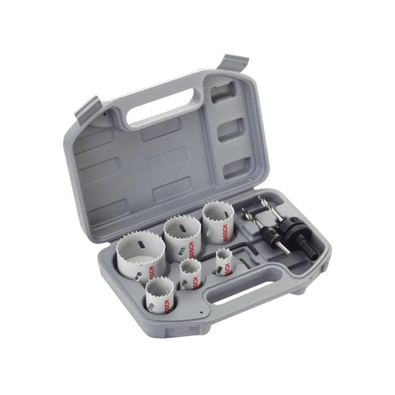 Bosch Powertool Accessories Electrician's HSS Bi-metal Holesaw Set, 9 Piece