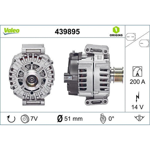 Valeo Car Alternator 12V 439895