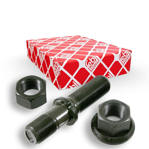 FEBI BILSTEIN 05750 Wheel Stud Hub Fastener Steel 112mm Length With Nuts For SAF FEBI - Town Parts