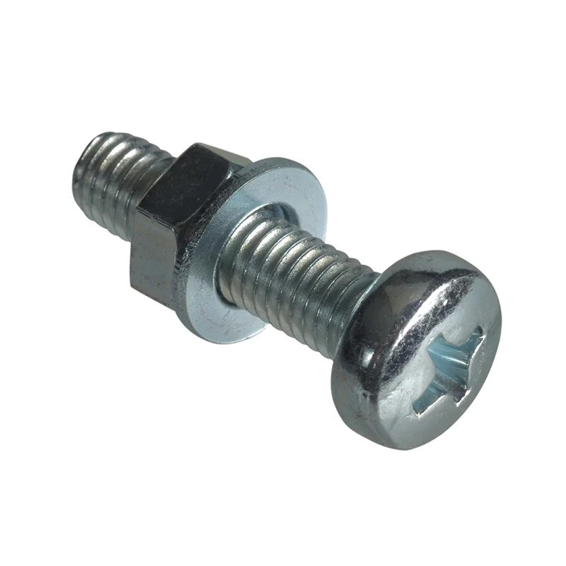 ForgeFix Machine Screw Pozi Compatible Pan Head ZP ForgePack 15 20-50mm