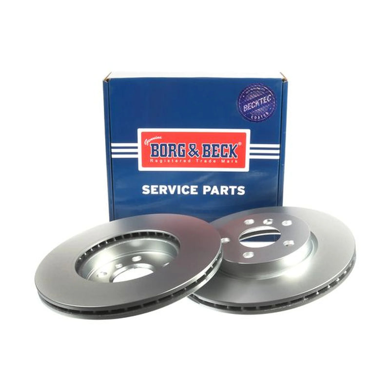 Borg & Beck 2 x Vented Front Brake Discs BBD5365
