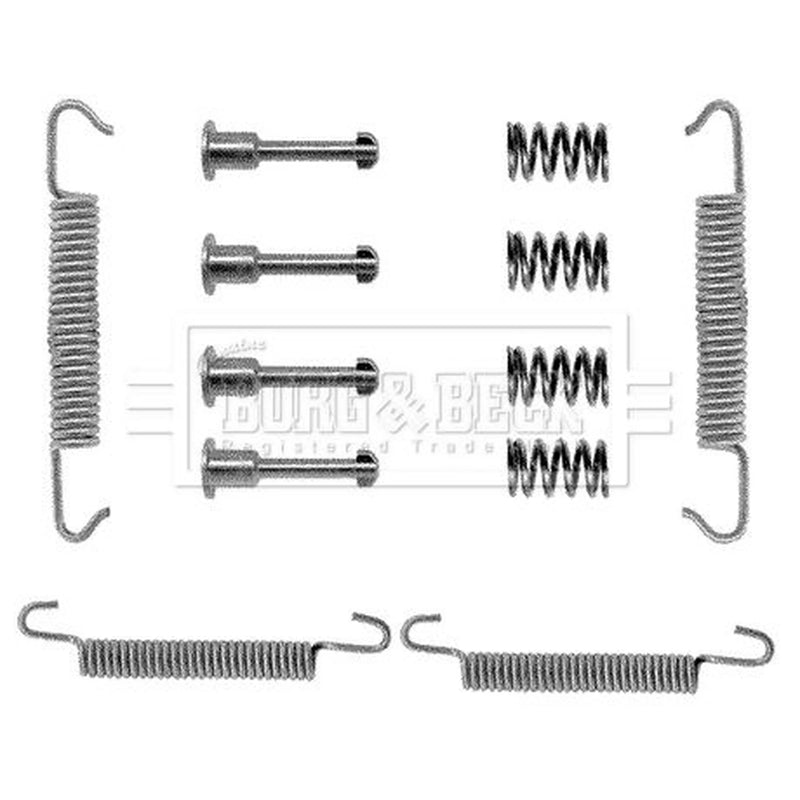 Borg & Beck Parking Brake Shoe Accessory Kit Rear BBK6007