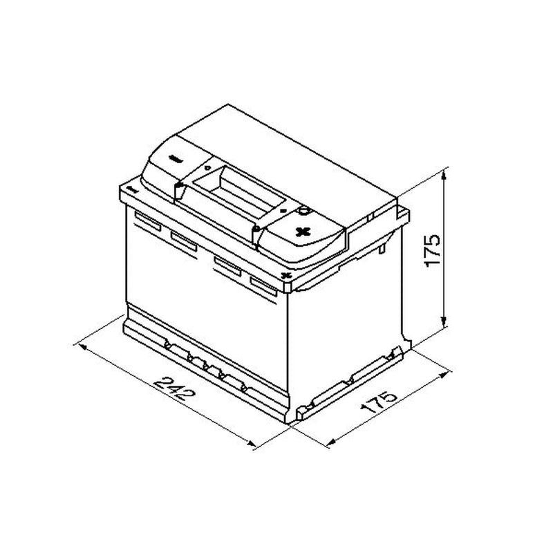 Bosch Batteries Battery 12V 60Ah 540A 0 092 S40 040