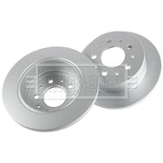 Borg & Beck 2 x Solid Rear Brake Discs BBD4609