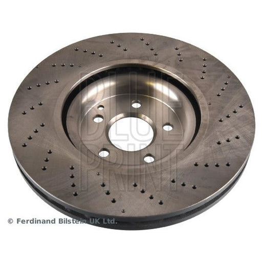 Blue Print 2 x Perforated/Vented Front Brake Discs ADBP430036