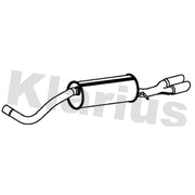 Klarius Box With Tail Pipe Rear SE194K
