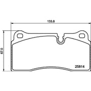 Mintex Rear Brake Pad Set MDB4164