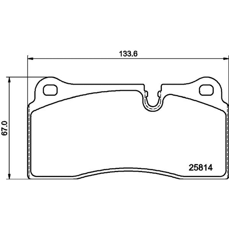 Mintex Rear Brake Pad Set MDB4164