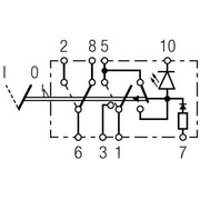 Hella Hazard Warning Light Switch 8 Connectors 6HH 007 832-721