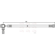 Apec Brake Hydraulic Hose Line Rear HOS3369