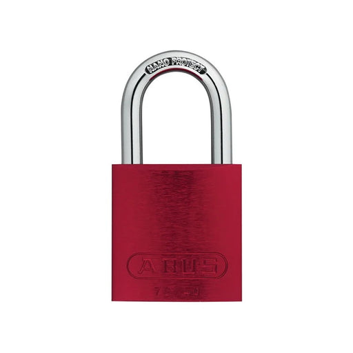 ABUS Mechanical 72/40mm Aluminium Padlock Red Keyed Alike TT02162 - 10045238-01