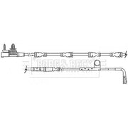 Borg & Beck Brake Pad Wear Sensor Front BWL3149